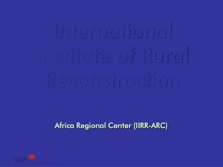International Institute of Rural Reconstruction