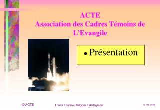 ACTE Association des Cadres Témoins de L’Evangile