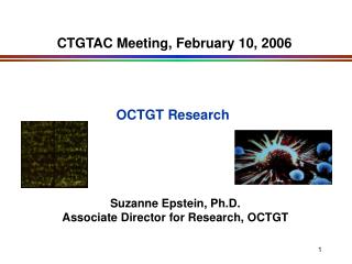 CTGTAC Meeting, February 10, 2006