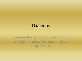 Oxácidos