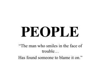 PEOPLE