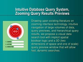 Intuitive Database Query System, Zooming Query Results Previews