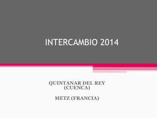 INTERCAMBIO 2014