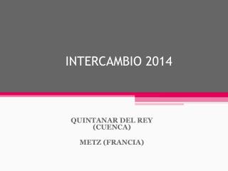 INTERCAMBIO 2014