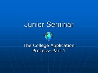 Junior Seminar