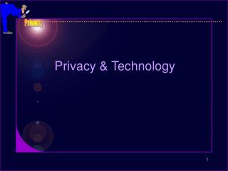 Privacy &amp; Technology