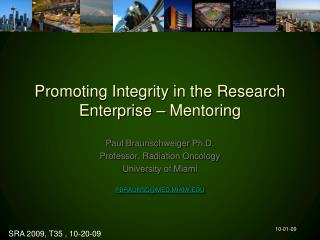 Promoting Integrity in the Research Enterprise – Mentoring