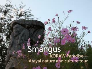 Smangus KORAW Paradise— Atayal nature and culture tour