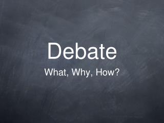 Debate