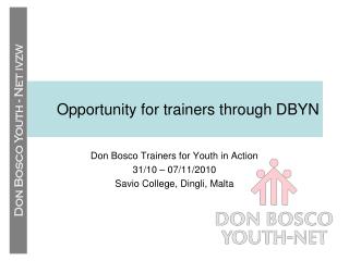 Opportunity for trainers through DBYN