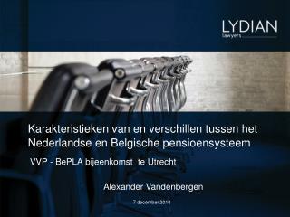 VVP - BePLA bijeenkomst te Utrecht