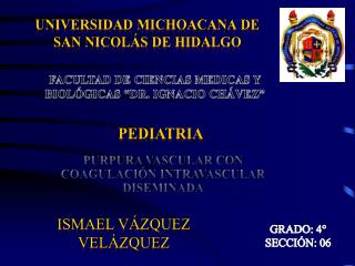 UNIVERSIDAD MICHOACANA DE SAN NICOLÁS DE HIDALGO