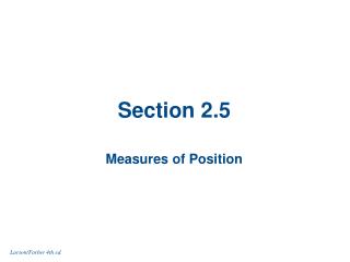 Section 2.5