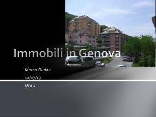 Immobili in Genova
