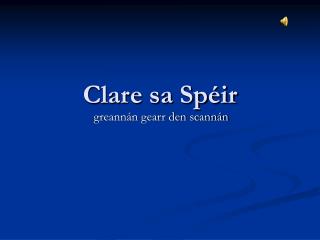 Clare sa Spéir