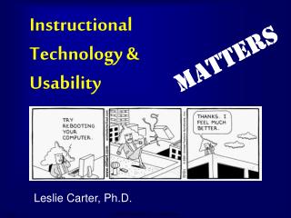 Instructional Technology &amp; Usability