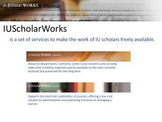 IUScholarWorks