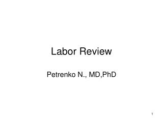 Labor Review