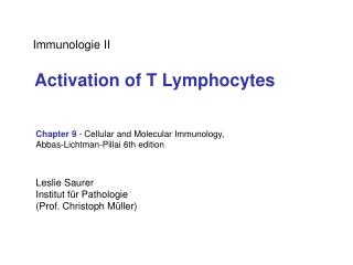 Immunologie II