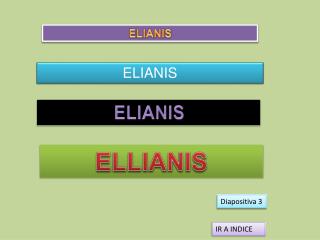 ELIANIS