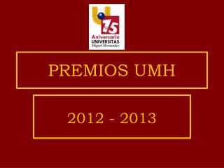 PREMIOS UMH