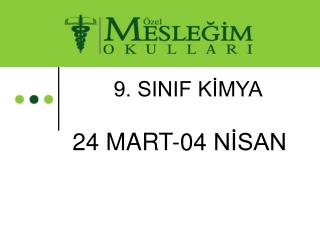 9. SINIF KİMYA