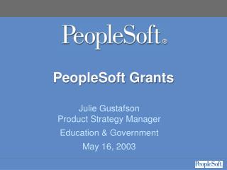 PeopleSoft Grants
