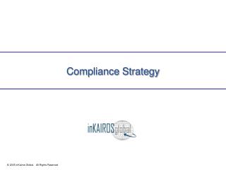 Compliance Strategy