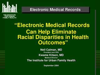 Electronic Medical Records