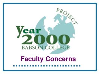 Faculty Concerns