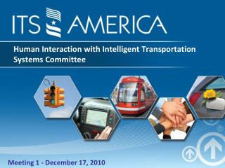 Human Interaction with Intelligent Transportation Systems Committee