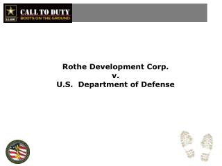 Rothe Development Corp. v. U.S. Department of Defense
