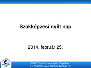 Szakképzési nyílt nap