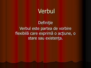 Verbul