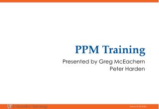 PPM Training