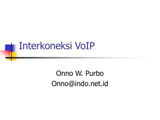Interkoneksi VoIP