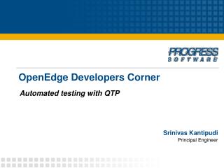 OpenEdge Developers Corner