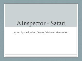AInspector - Safari