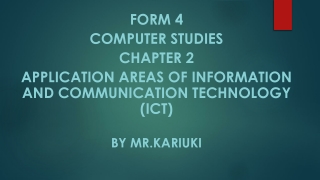 FORM 4 COMPUTER STUDIES CHAPTER 2
