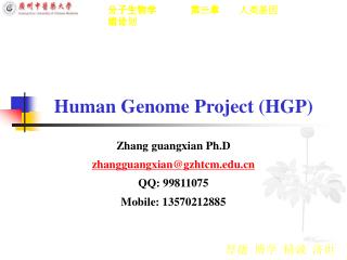 Human Genome Project (HGP)