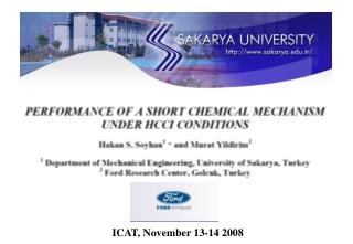 ICAT, November 13-14 2008