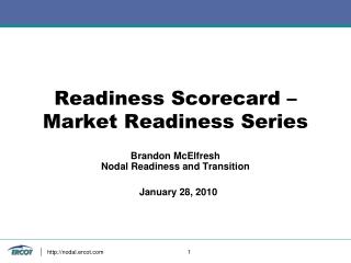 Readiness Scorecard – Market Readiness Series