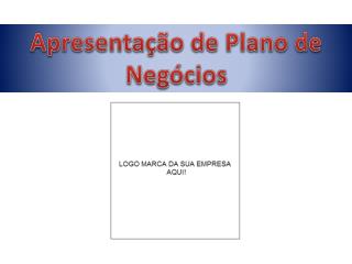 Apresentação de Plano de Negócios