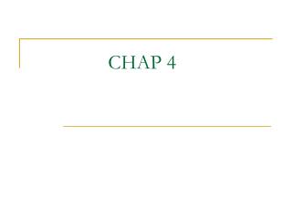 CHAP 4