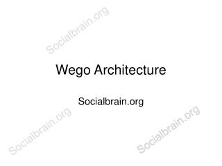 Wego Architecture