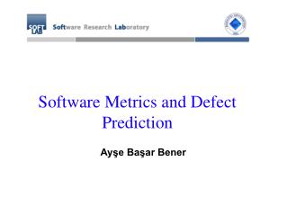 Software Metrics and Defect Prediction