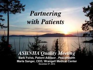 Partnering with Patients