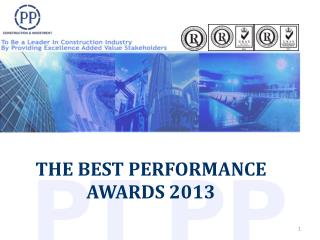 THE BEST PERFORMANCE AWARDS 2013