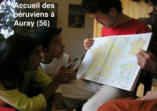 Accueil des péruviens à Auray (56)