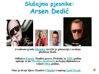 Slušajmo pjesnike: Arsen Dedić
